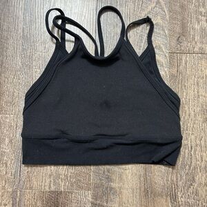Nike Women's Black Strappy Double Sports Bra